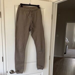 Essentials Men's Taupe/Brown Drawstring Jogger Sweatpants XXS